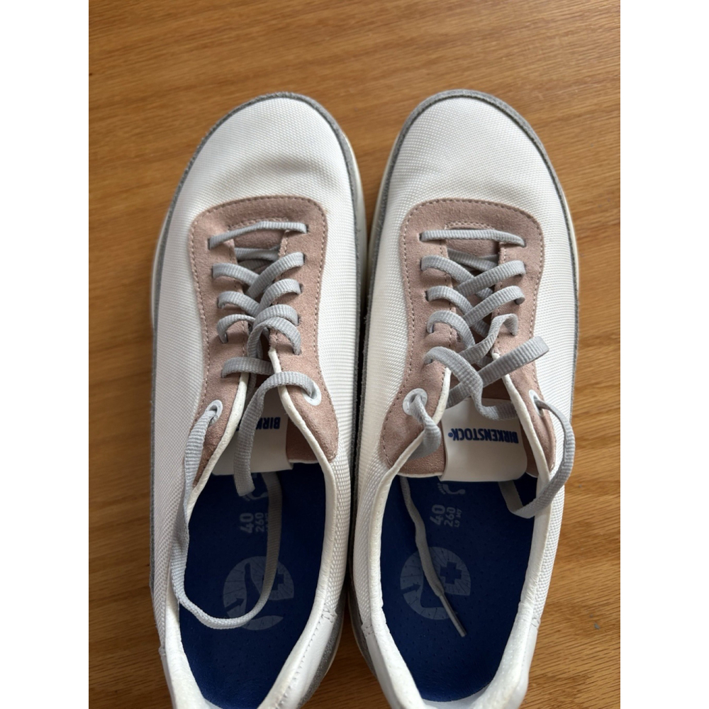 Birkenstock Honnef City in Light Rose EU 40 SZ 9 White Gray Comfort Tennis Shoes - Picture 10 of 13